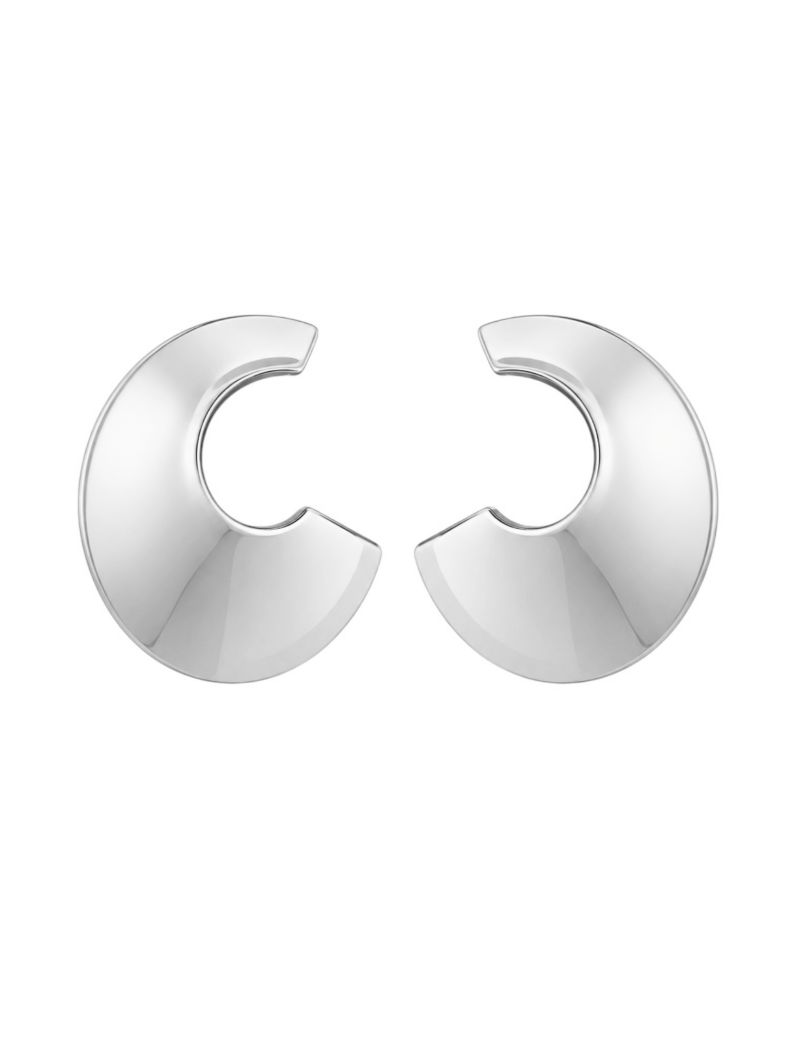 Brinco Folheado a Ouro 18k e Prata Mordeno Liso