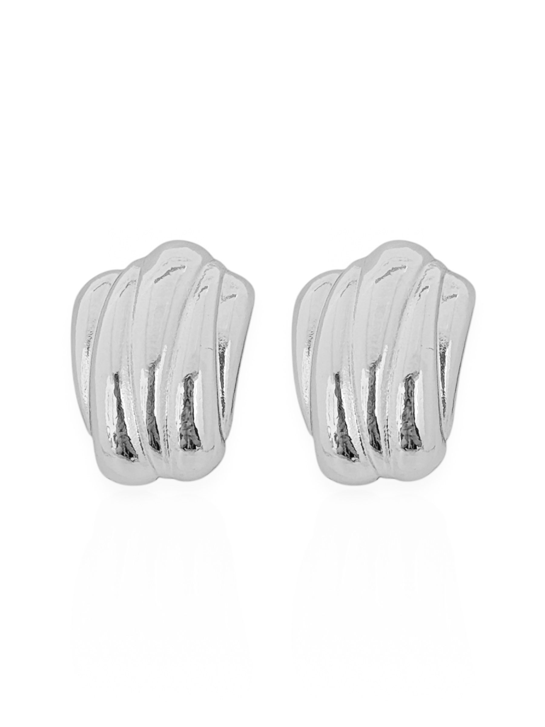 Brinco Folheado a Ouro 18k e Prata Orgânico