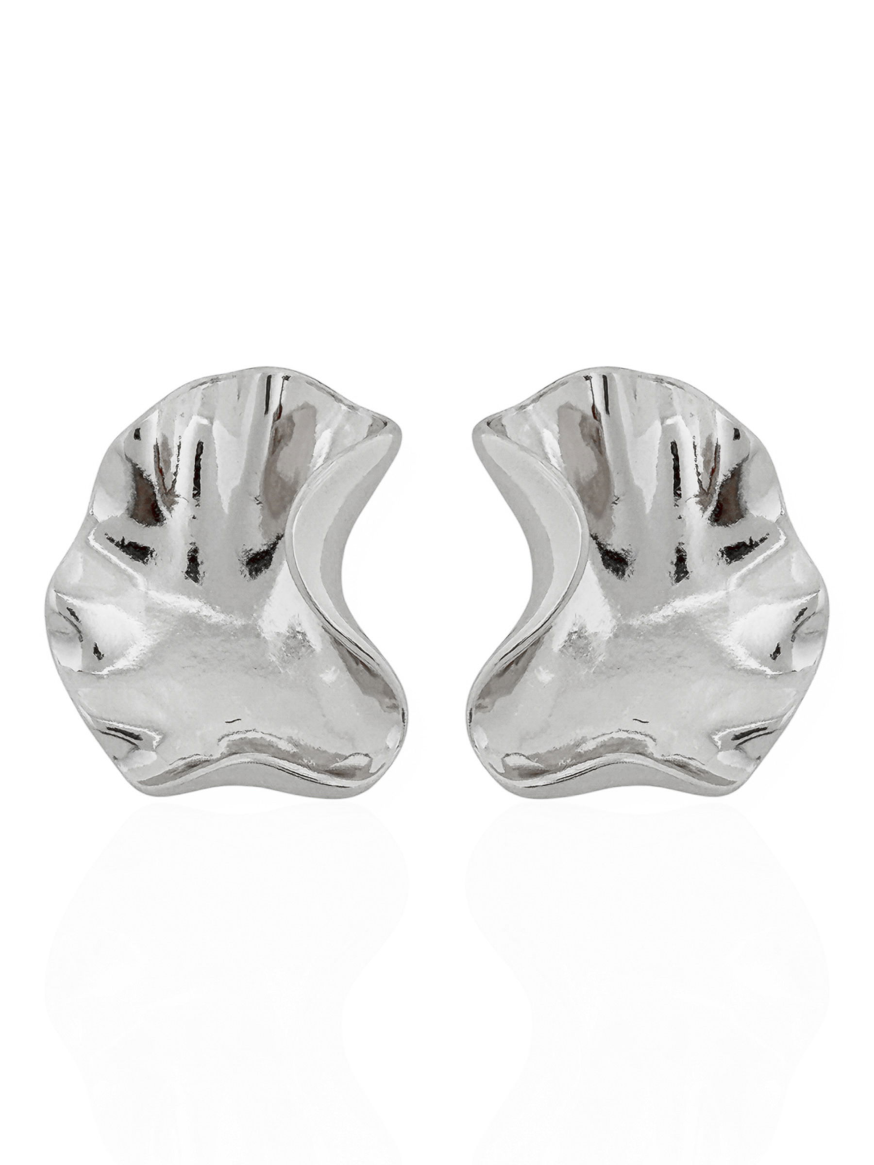 Brinco Folheado a Ouro 18k e Prata Orgânico