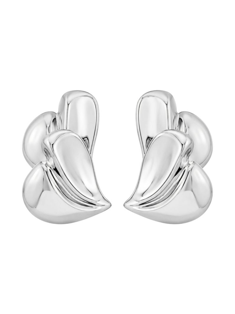 Brinco Folheado a Ouro 18k e Prata Pétalas Orgânico
