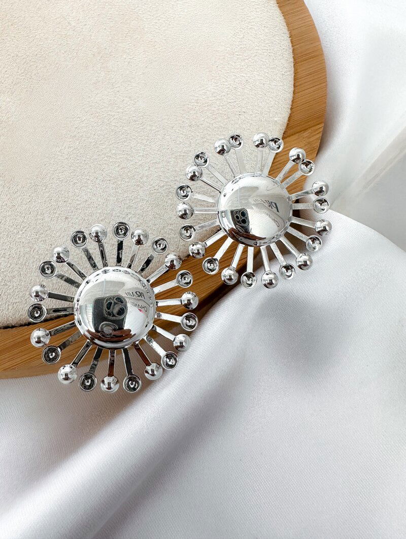 Brinco Folheado a Ouro 18k e Prata Summer