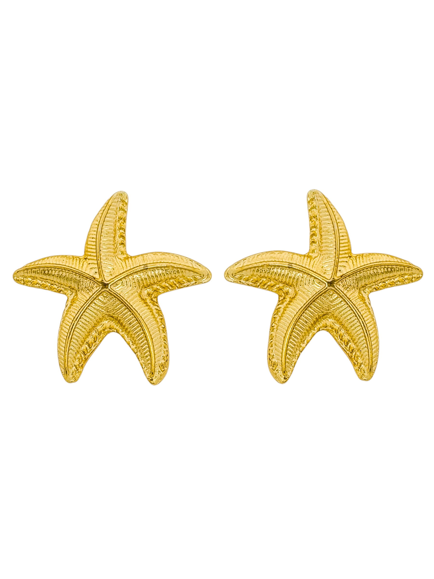 Brinco Folheado a Ouro 18k Estrela do Mar