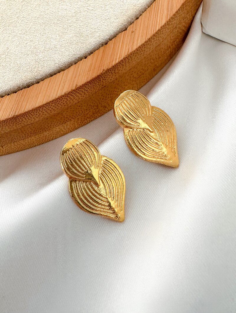 Brinco Folheado a Ouro 18k Lucena