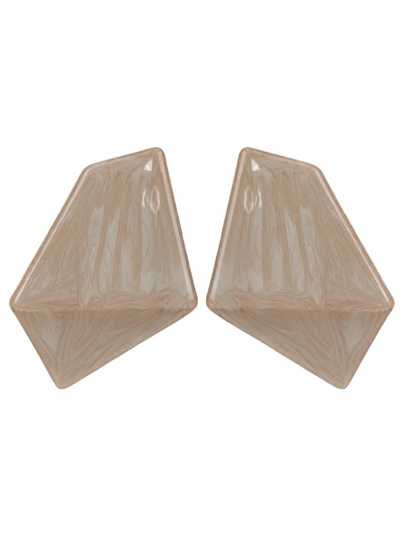Brinco Folheado a Ouro 18k Organico Resinado