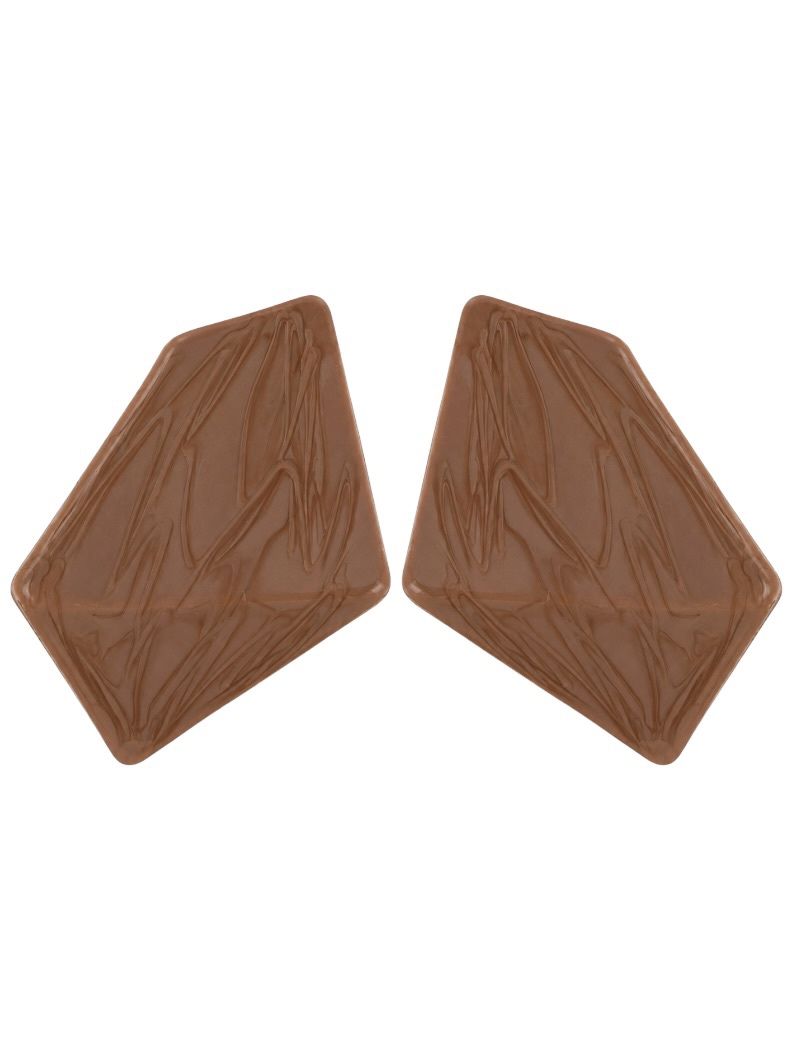 Brinco Folheado a Ouro 18k Organico Resinado