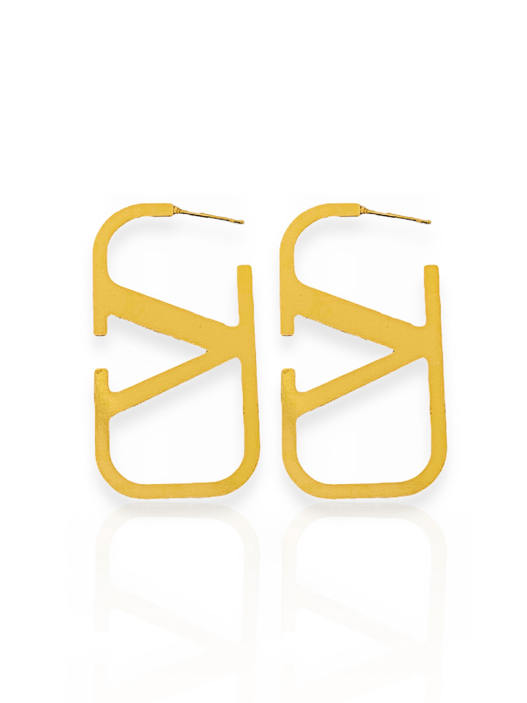 Brinco Folheado a Ouro e Prata 925 Inspiração Liso