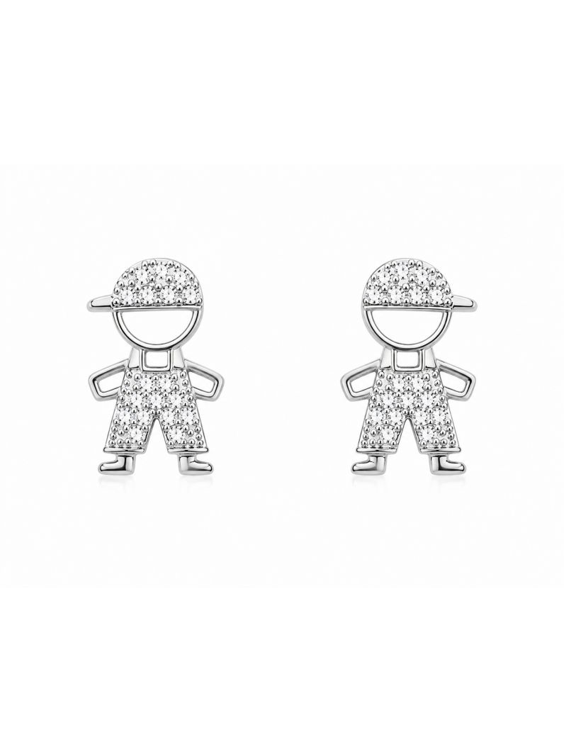 Brinco Folheado a Prata 925 Crianças