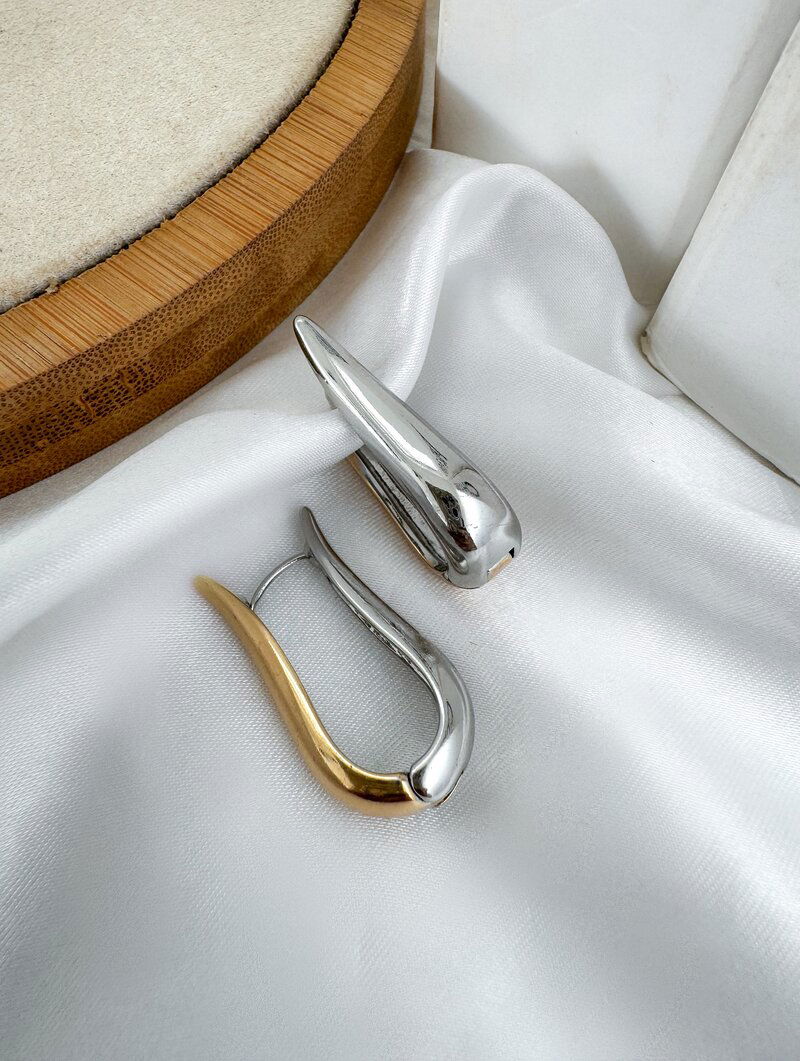 Brinco Mix Banho Argola Gota G