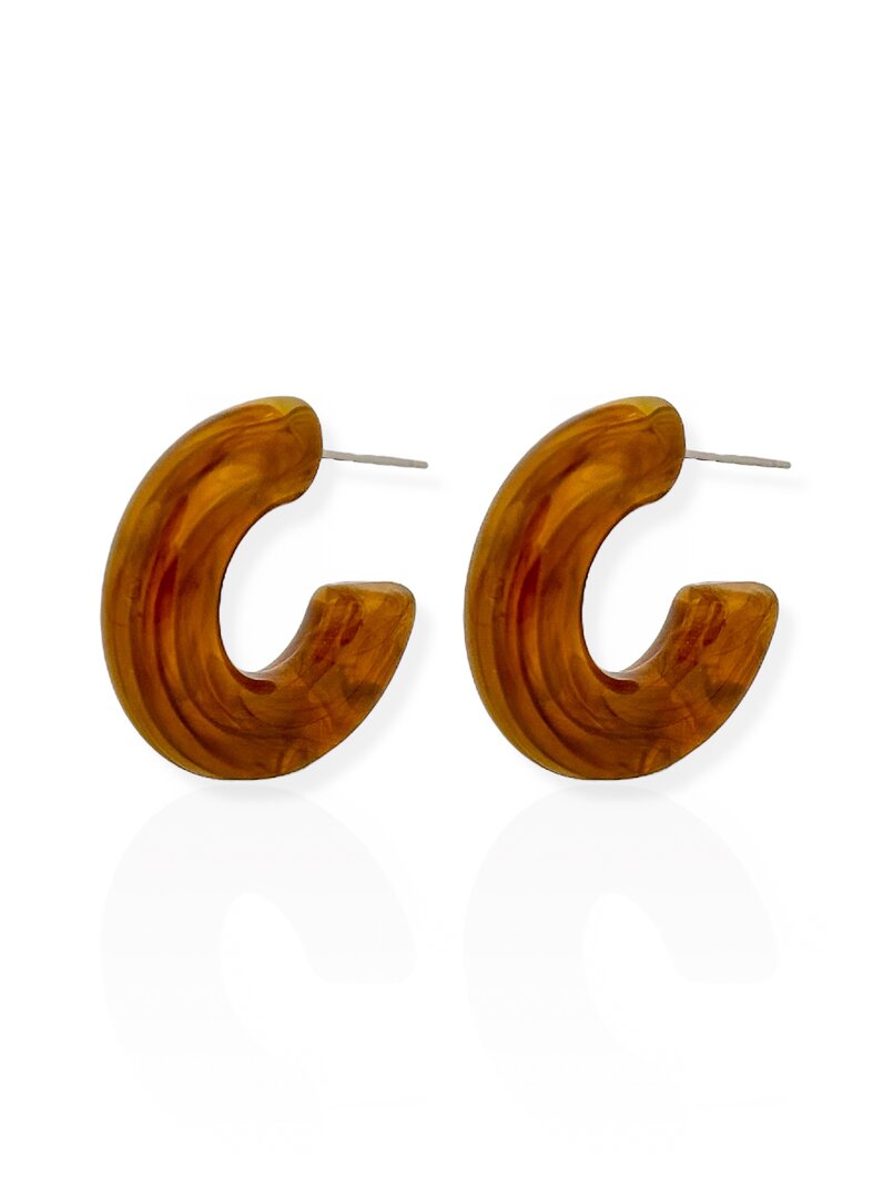 Brinco Argola Resinada P