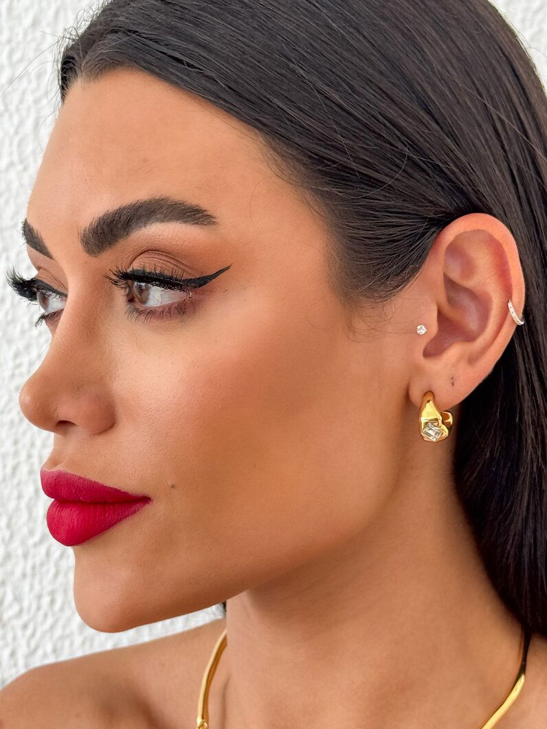 Brinco Semi Joia Aro Bonnie