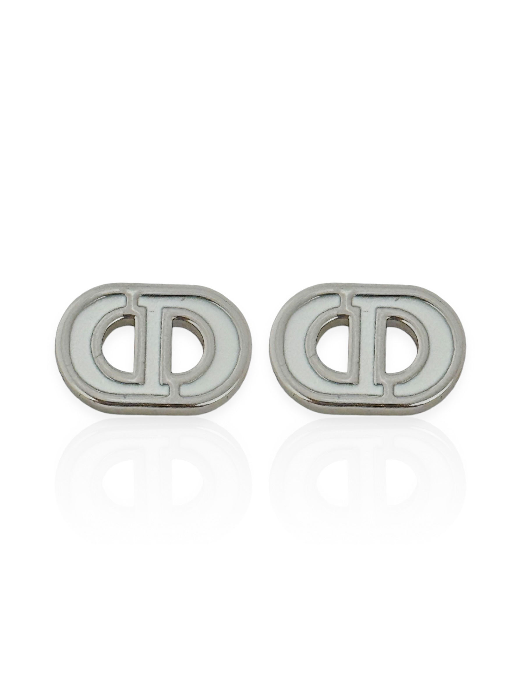 Brinco Semi Joias Ouro e Prata Com Resina Inspiração CD