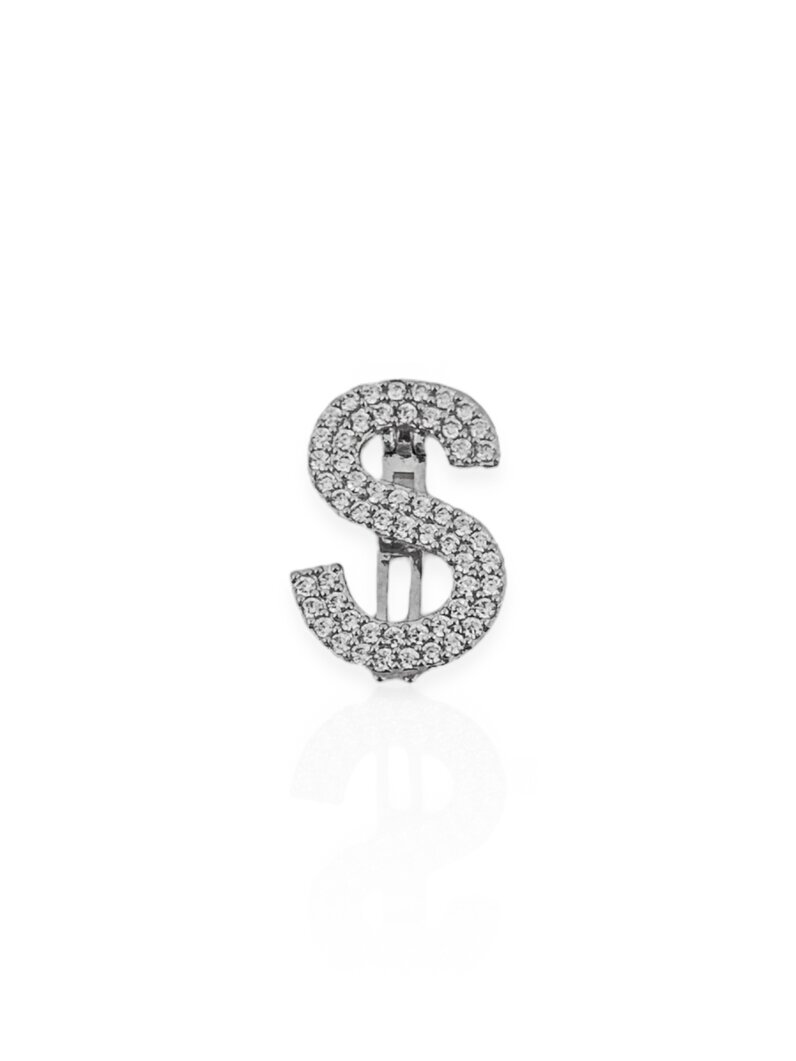 Charm Folheado a Ouro 18k e Prata 925 Iniciais Cravejadas