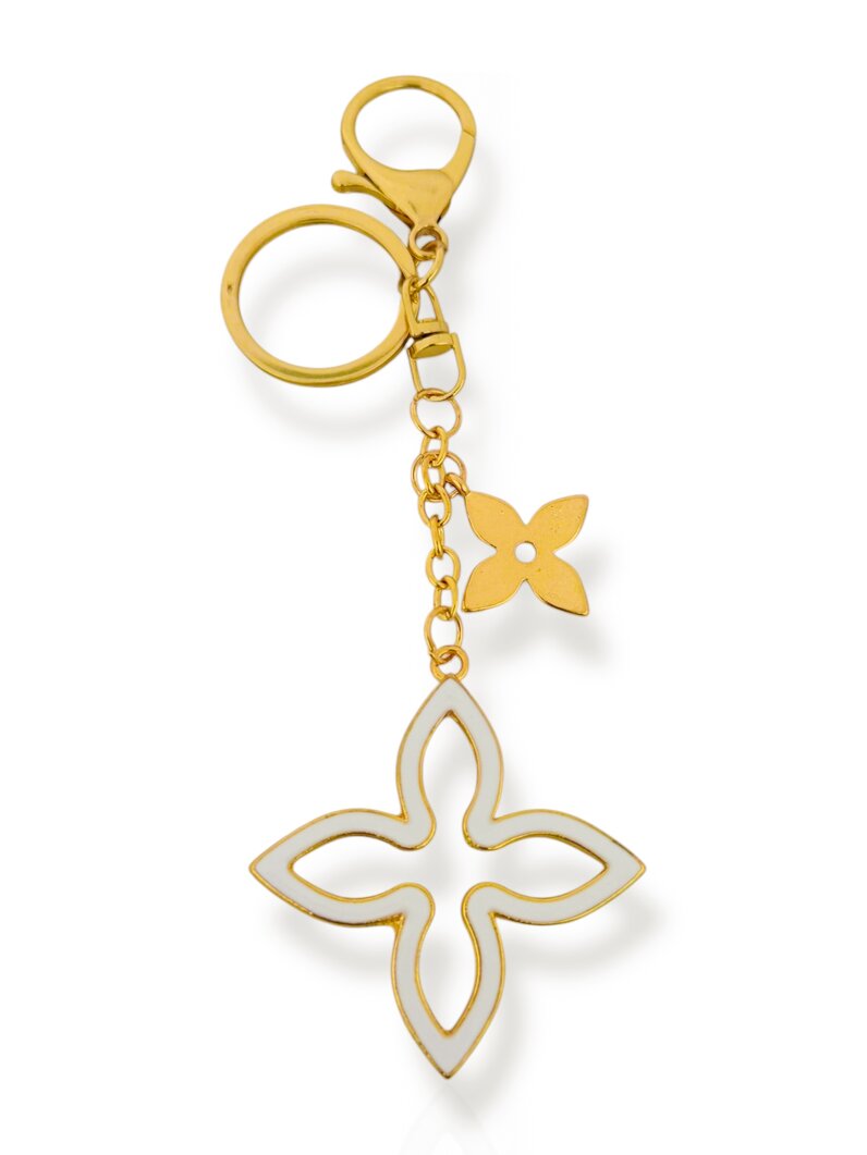Chaveiro Folheado a Ouro 18k Inspiração Alta Joalheria