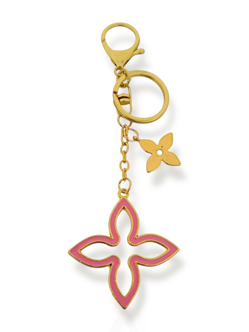 Chaveiro Folheado a Ouro 18k Inspiração Alta Joalheria