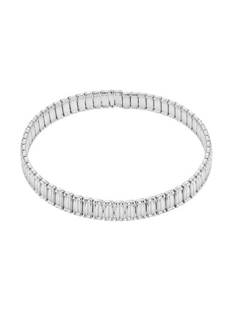 Choker Aro Folheado a Ouro 18k e Prata Aro Detalhado