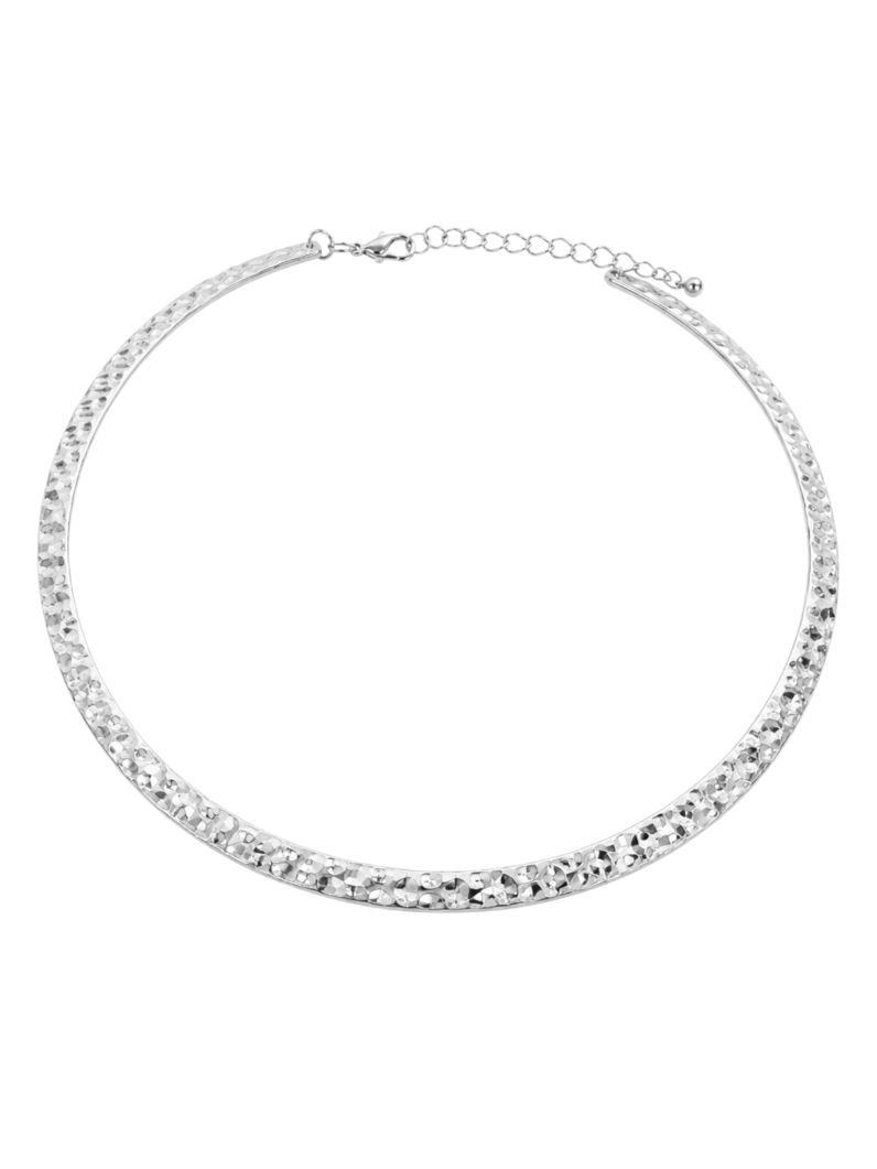 Choker Aro Folheado a Ouro 18k e Prata Aro Martelado