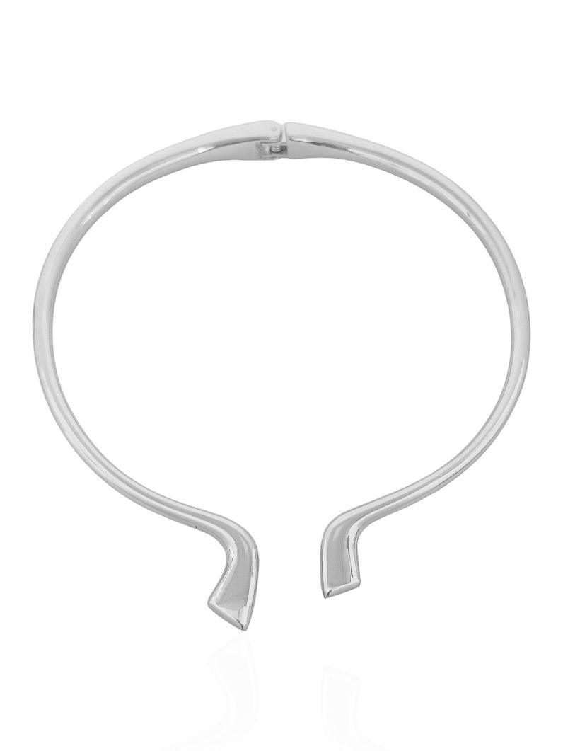 Choker Aro Folheado a Ouro 18k e Prata Aro Moderno Liso