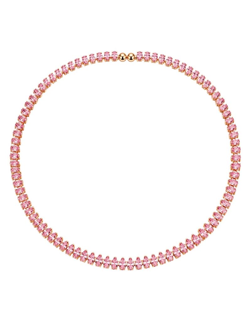 Choker Aro Folheado a Ouro 18k e Prata Com Navetes