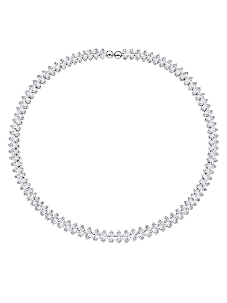 Choker Aro Folheado a Ouro 18k e Prata Com Navetes