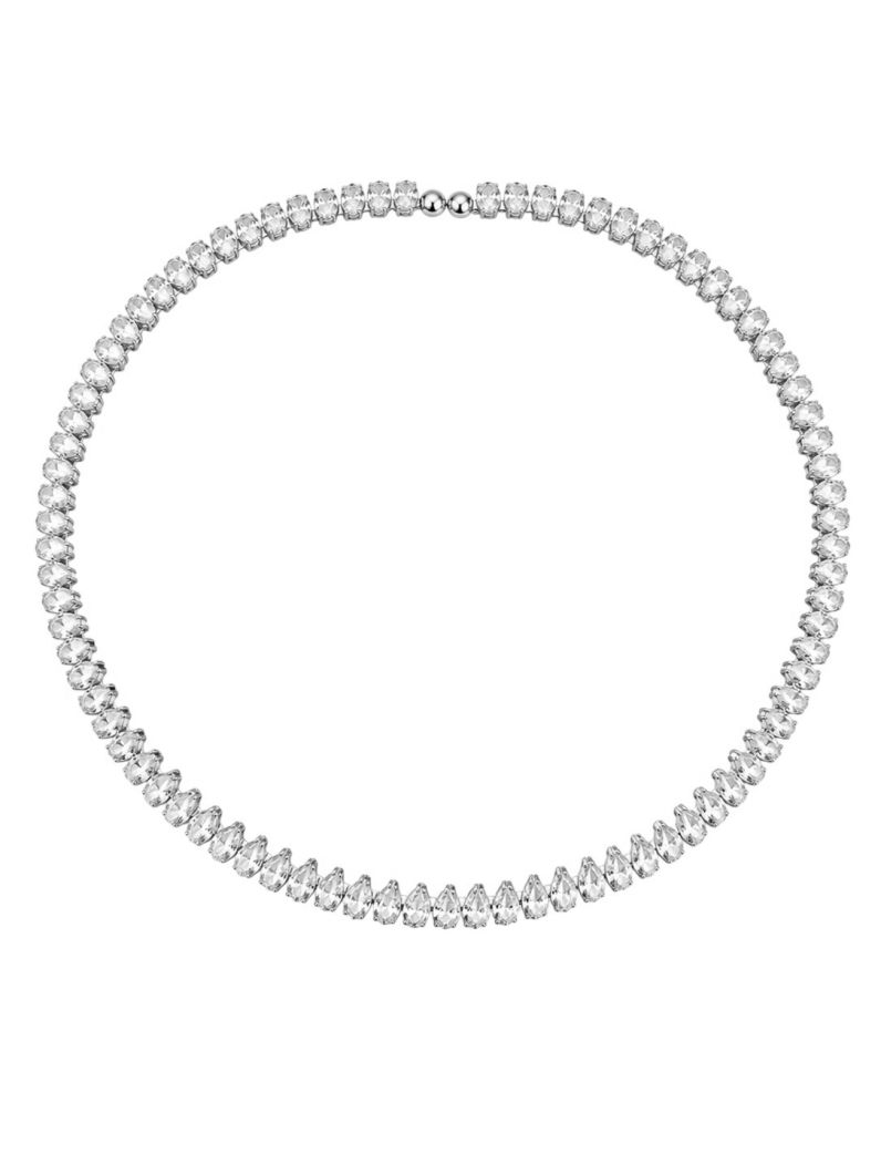Choker Aro Folheado a Ouro 18k e Prata Com Navetes Colorido