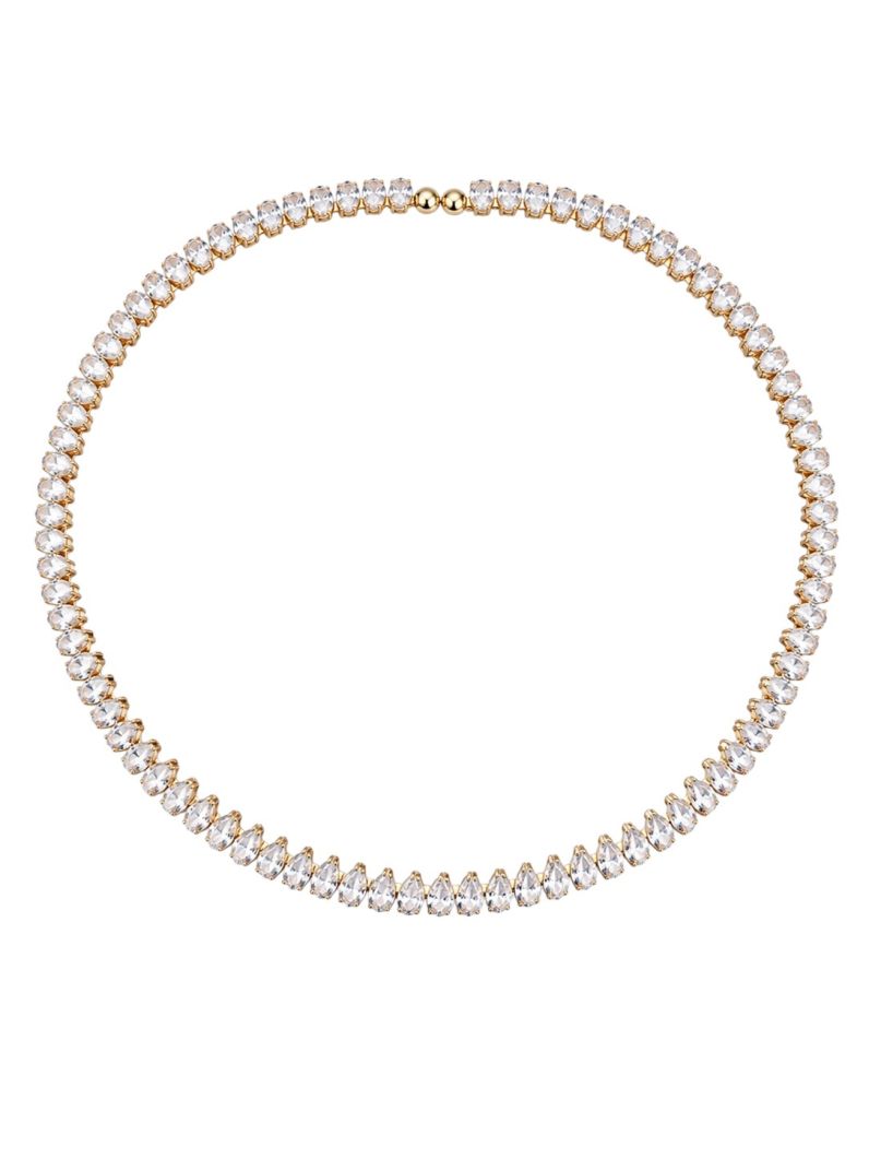 Choker Aro Folheado a Ouro 18k e Prata Com Navetes Colorido