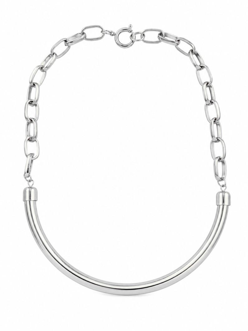 Choker Aro Folheado a Ouro 18k e Prata Design Redondo