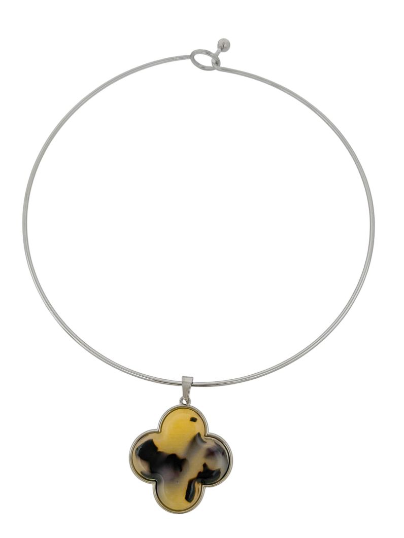 Choker Aro Folheado a Ouro 18k e Prata Inspiração Vg.