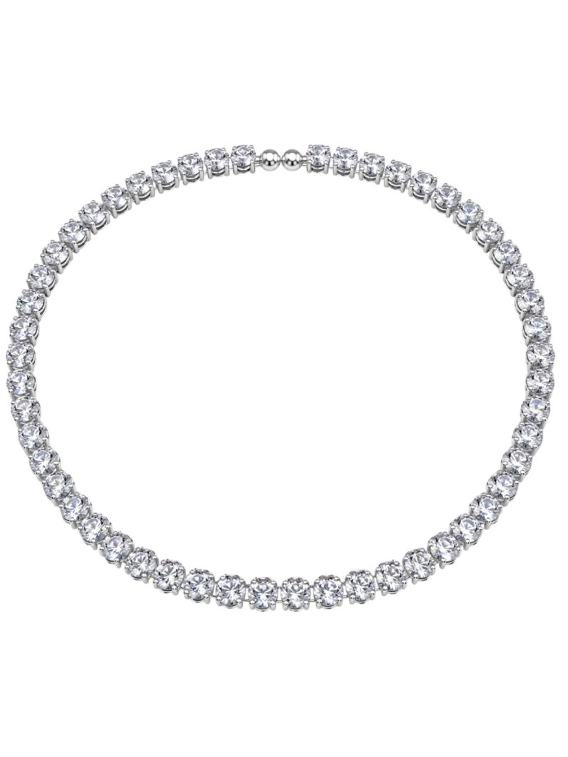 Choker Aro Folheado a Ouro 18k e Prata Zirconias Coloridas
