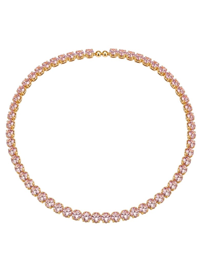 Choker Aro Folheado a Ouro 18k e Prata Zirconias Coloridas