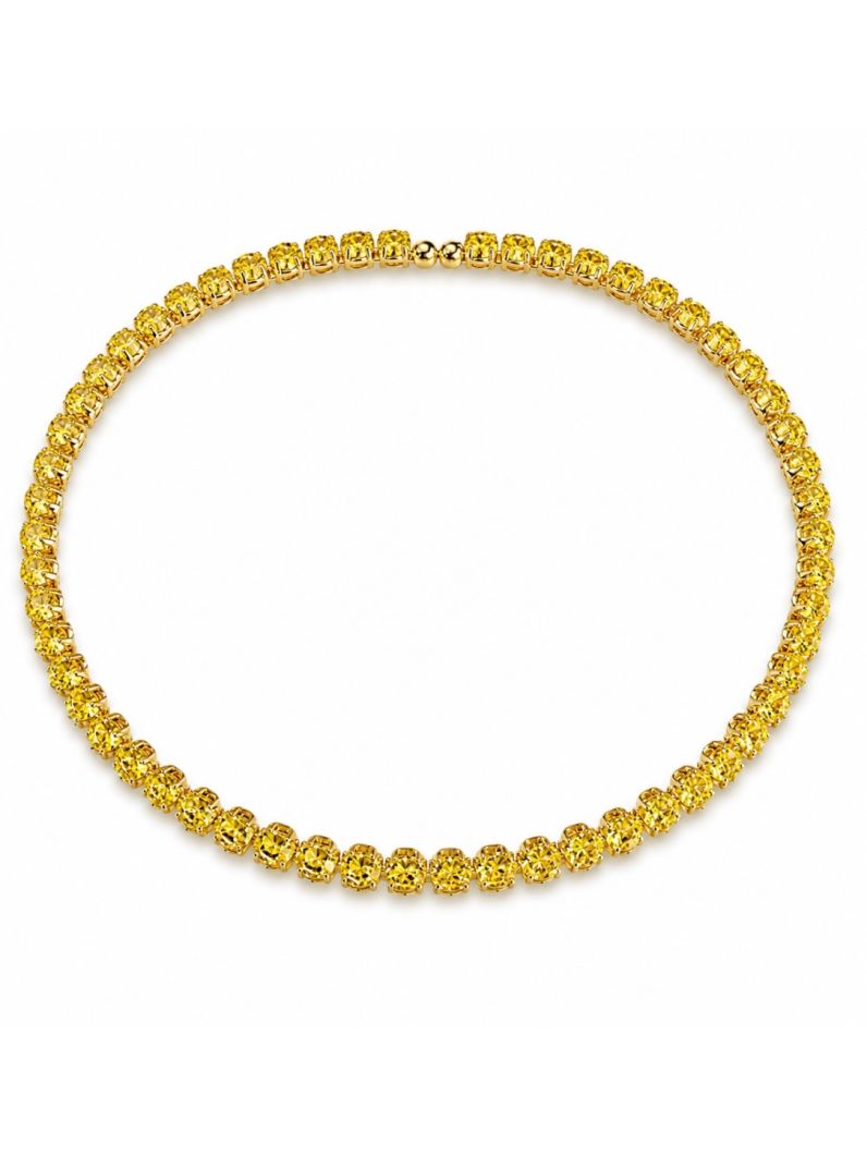 Choker Aro Folheado a Ouro 18k e Prata Zirconias Coloridas