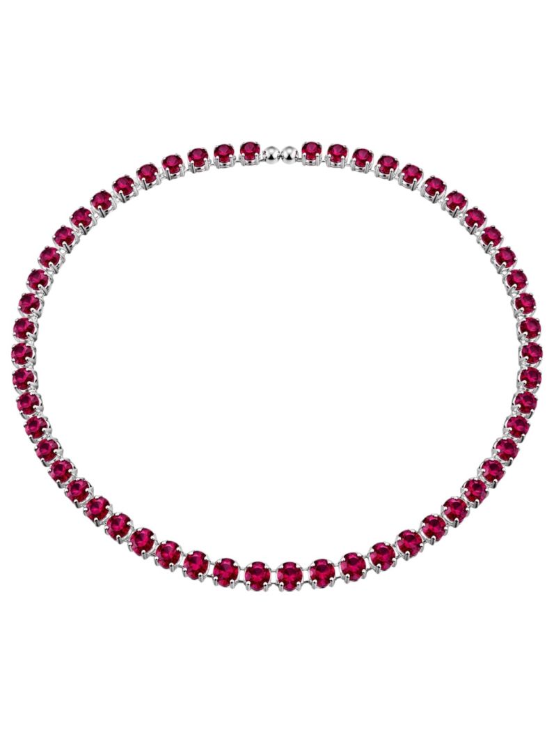 Choker Aro Folheado a Ouro 18k e Prata Zirconias Coloridas