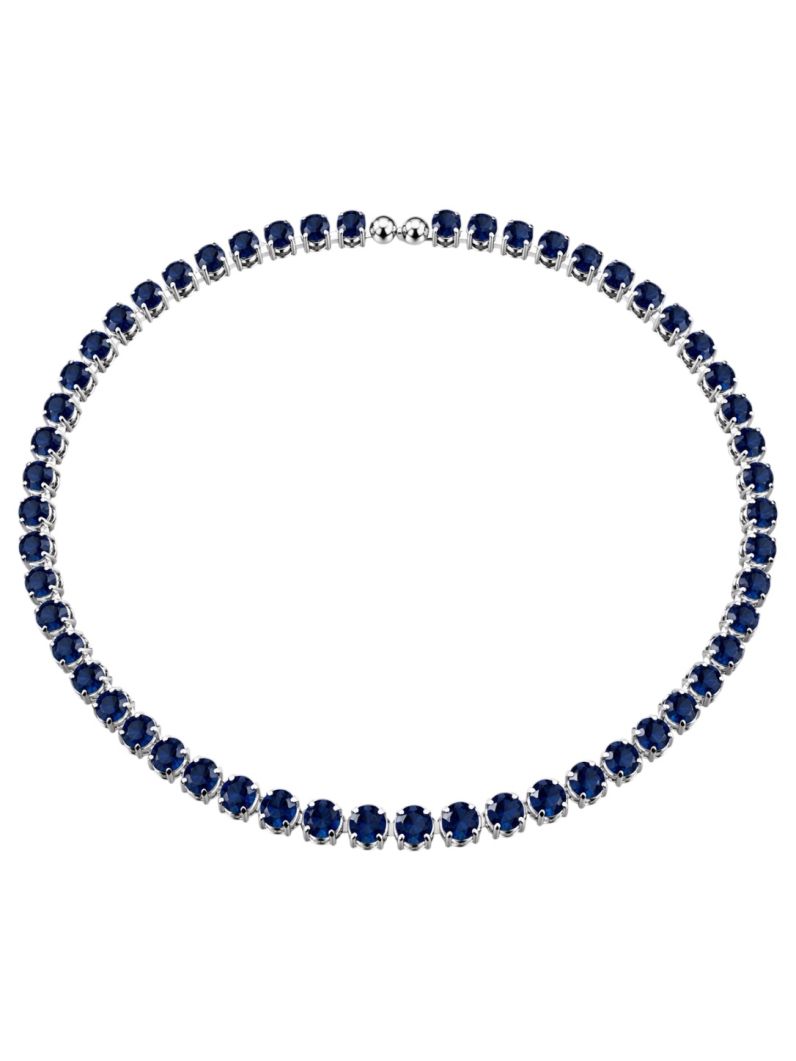 Choker Aro Folheado a Ouro 18k e Prata Zirconias Coloridas