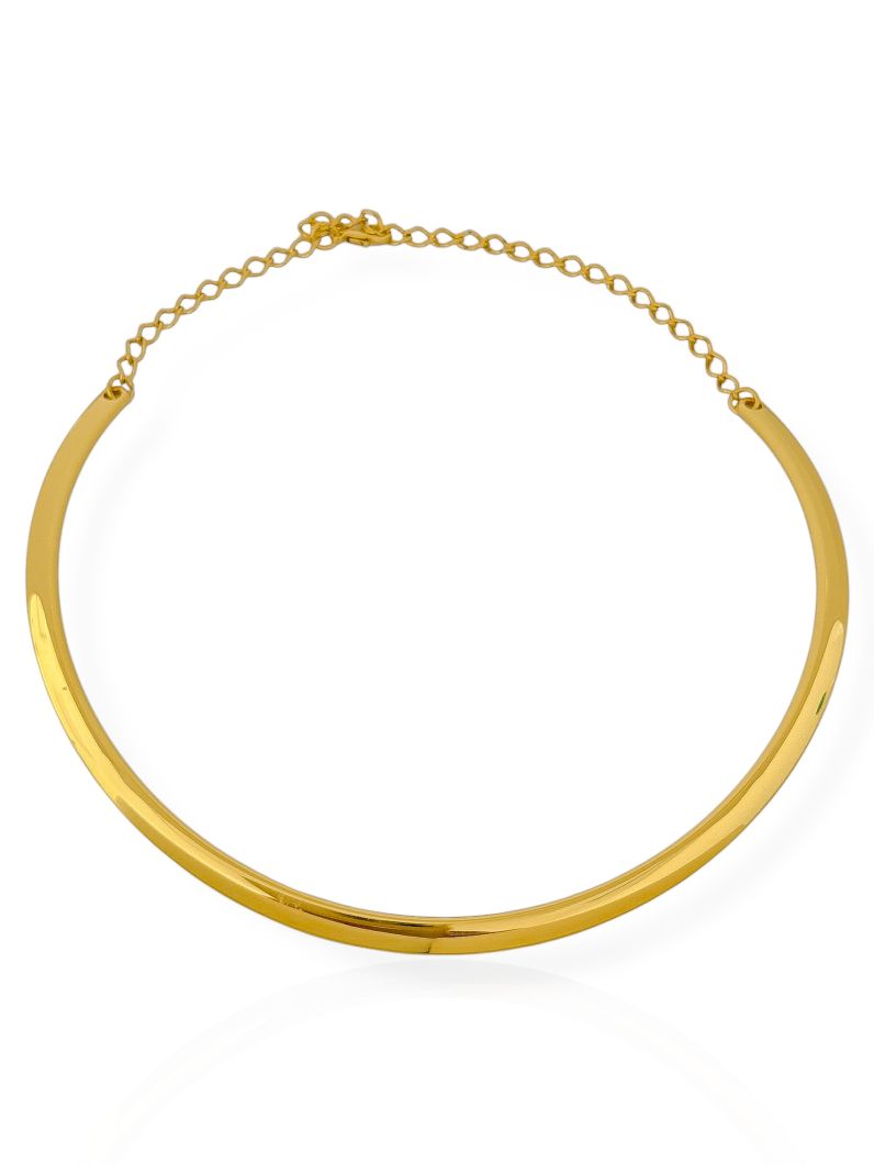Choker Aro Semi Joia Design Liso