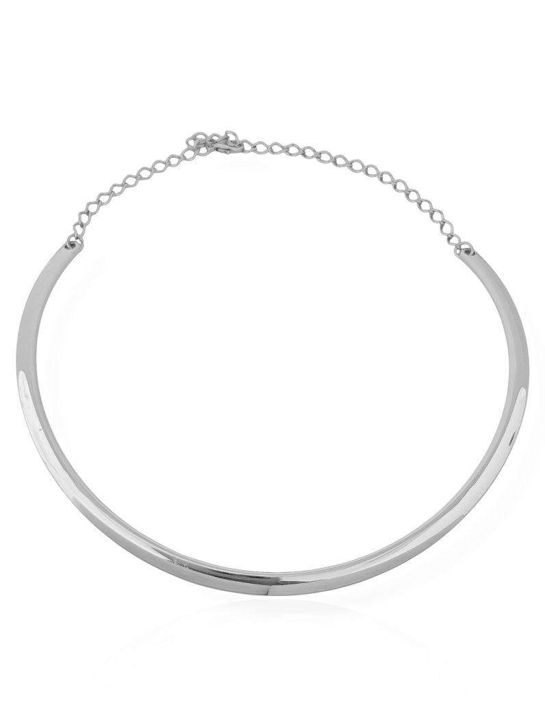Choker Aro Semi Joia Design Liso