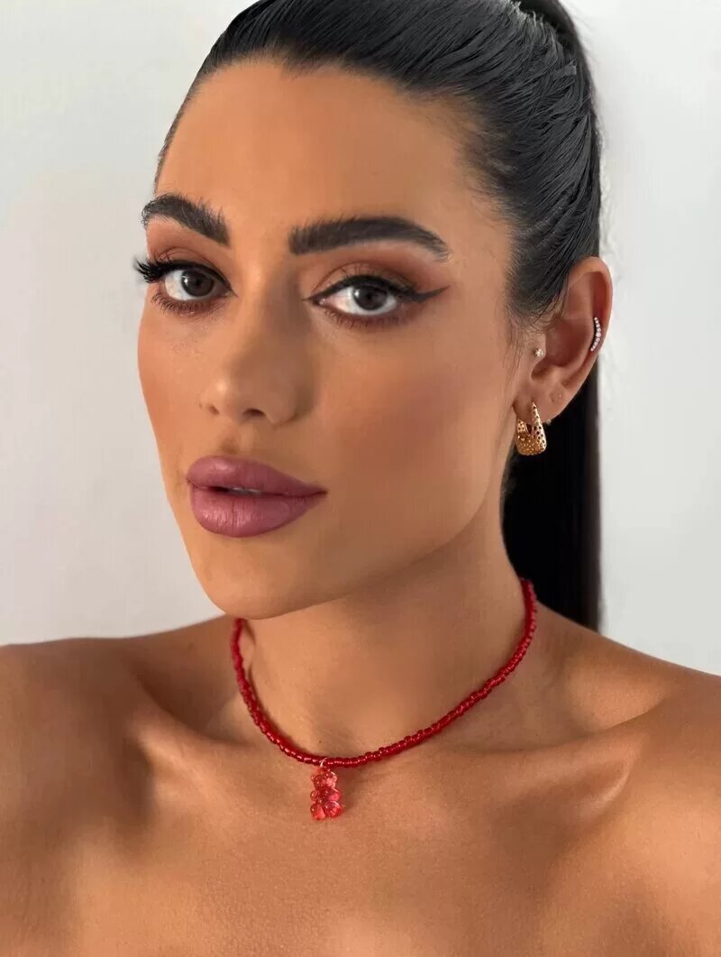 Choker colors com pingente Teddy