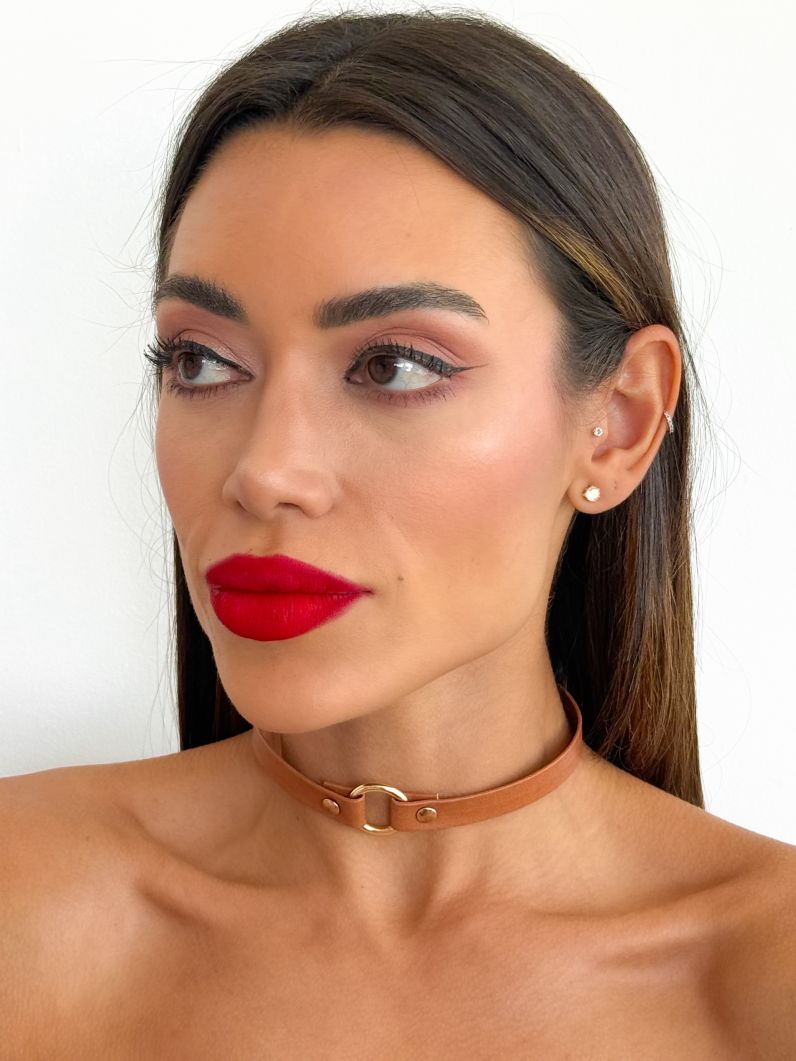 Choker Courinho Design Liso