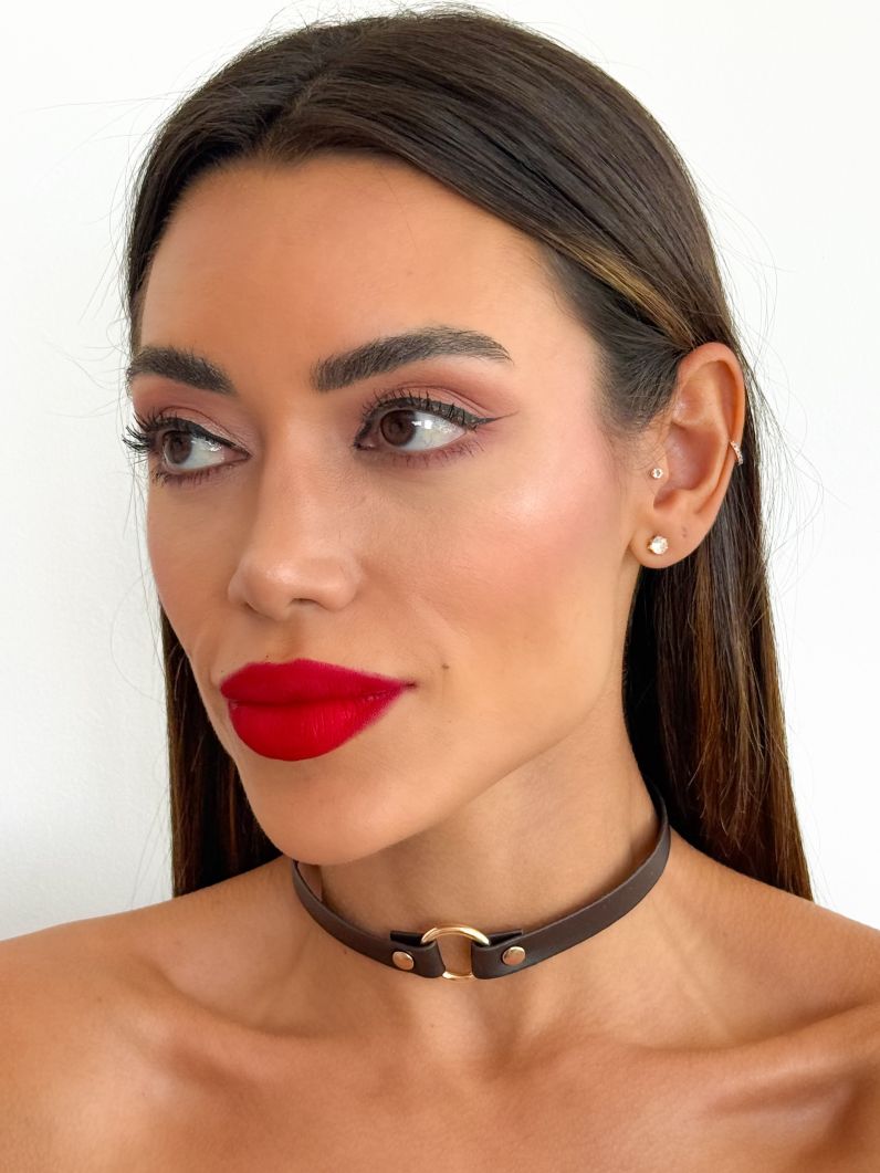 Choker Courinho Design Liso