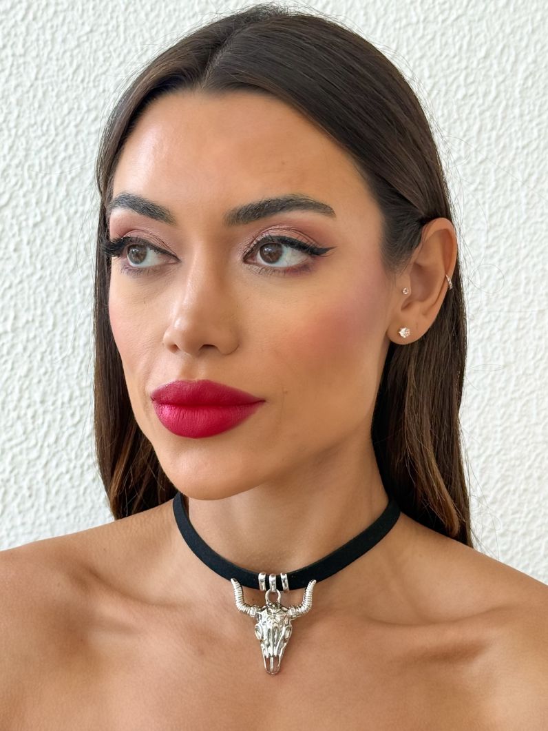 Choker Courinho Folheado a Ouro 18k Design Cowgirl