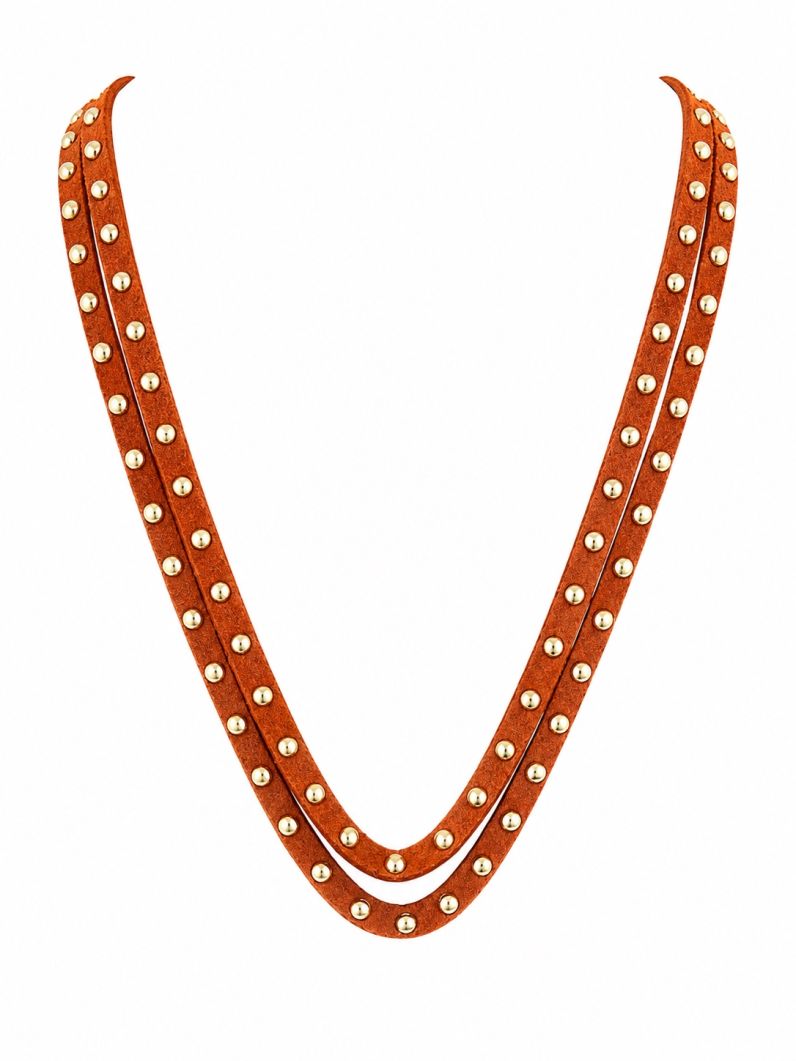 Choker Courinho Mini Bolinhas Folheado a Ouro 18k