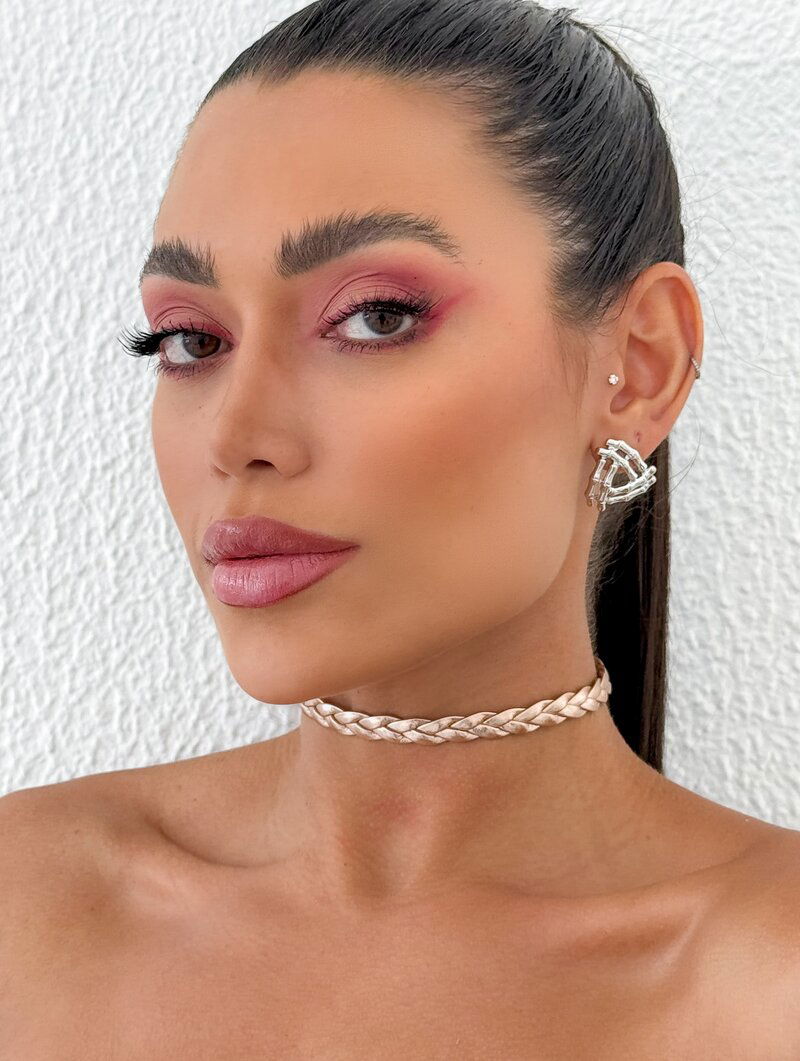 Choker Courinho Trançado