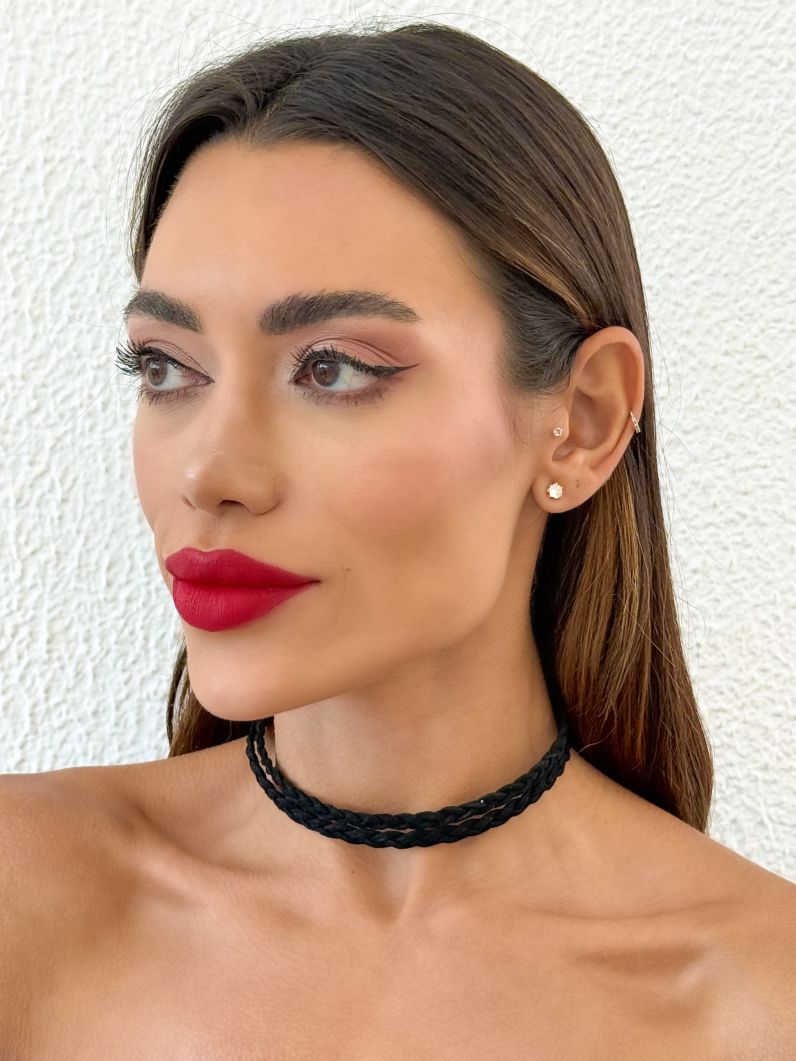 Choker Courinho Trançado