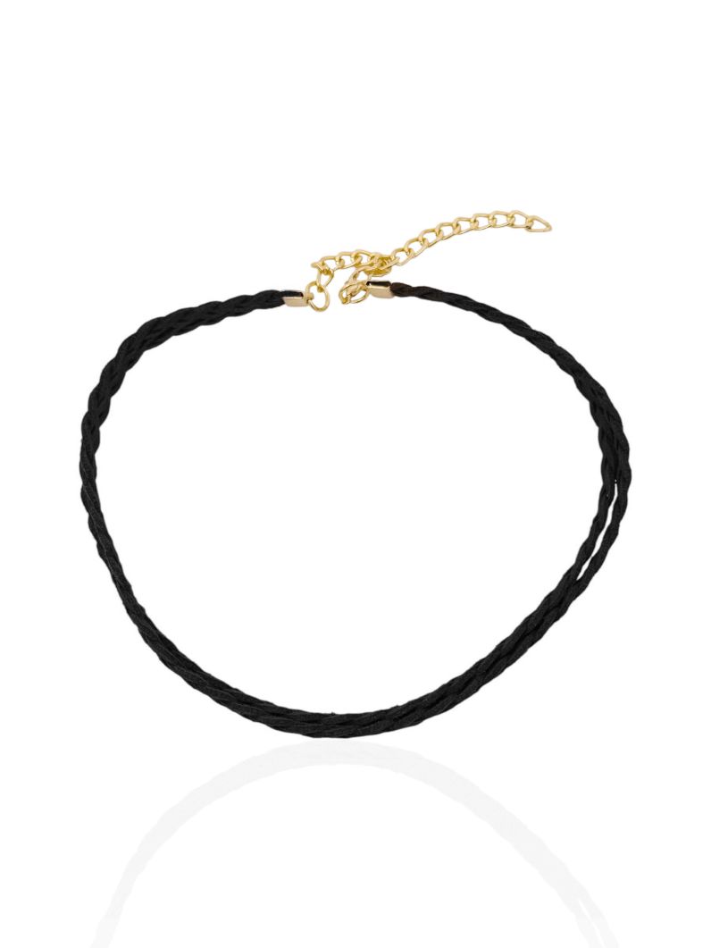 Choker Courinho Trançado