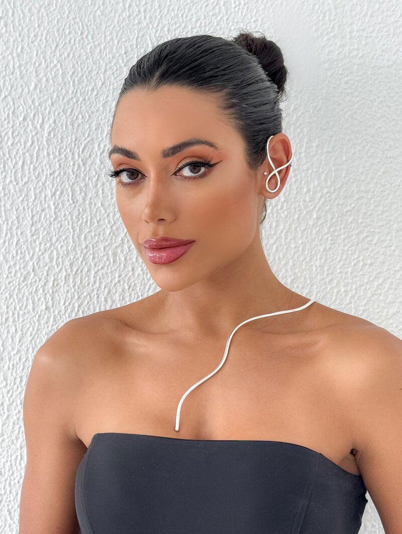 Choker Folheada a Ouro 18k e Prata 925 Aro Transversal