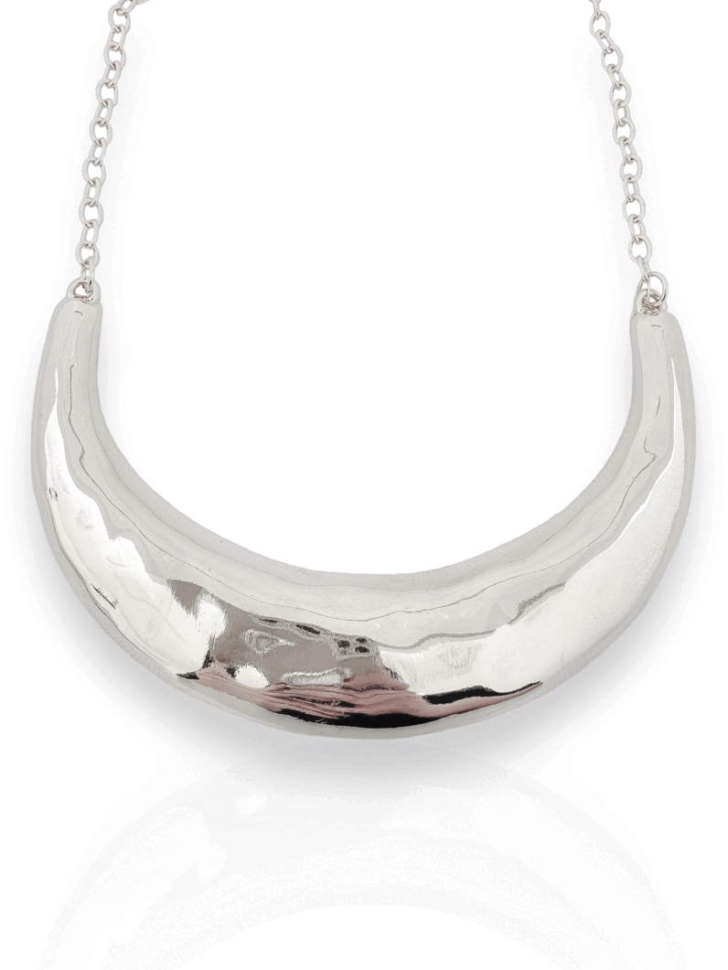 Choker Folheada a Ouro 18k e Prata Martelado