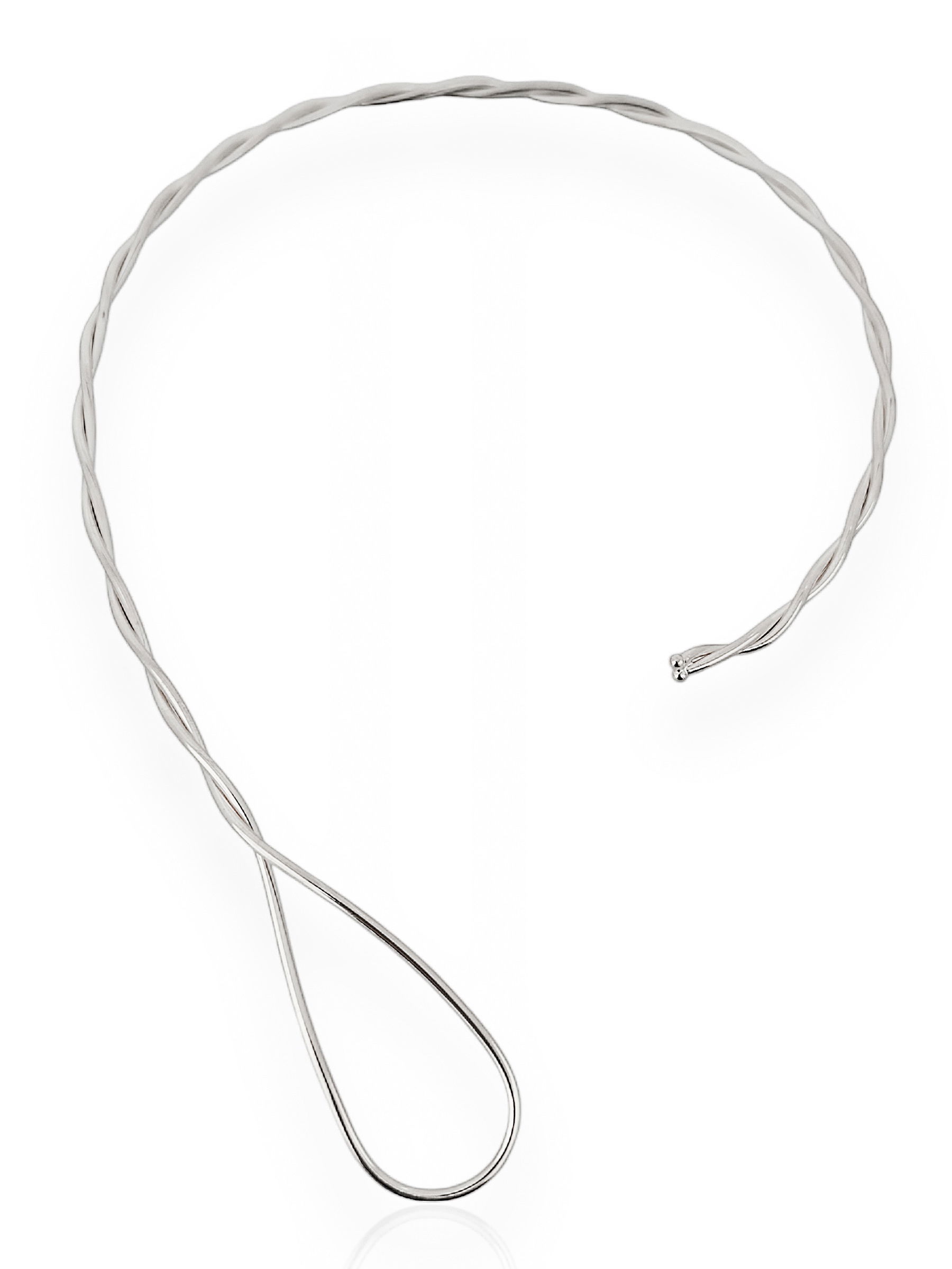 Choker folheado a 18k Ouro e Prata Aro Trançado