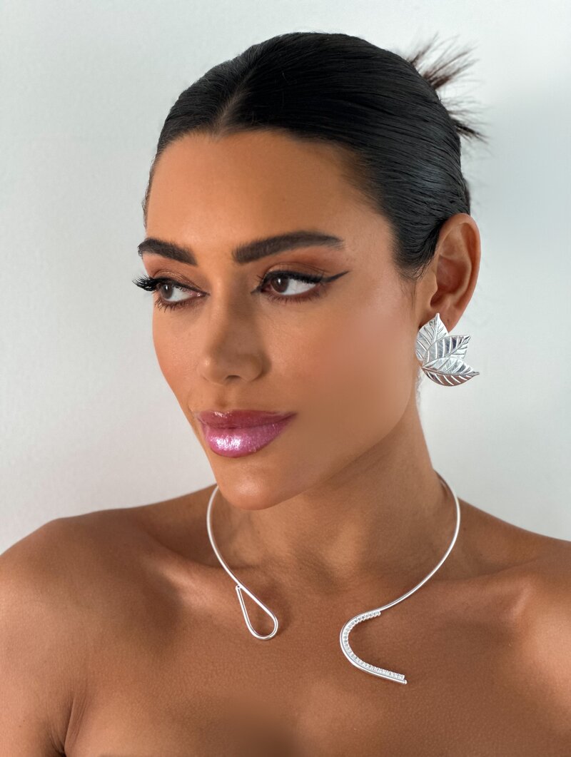 Choker Folheado a Ouro 18k e Prata 925 Aro Anita