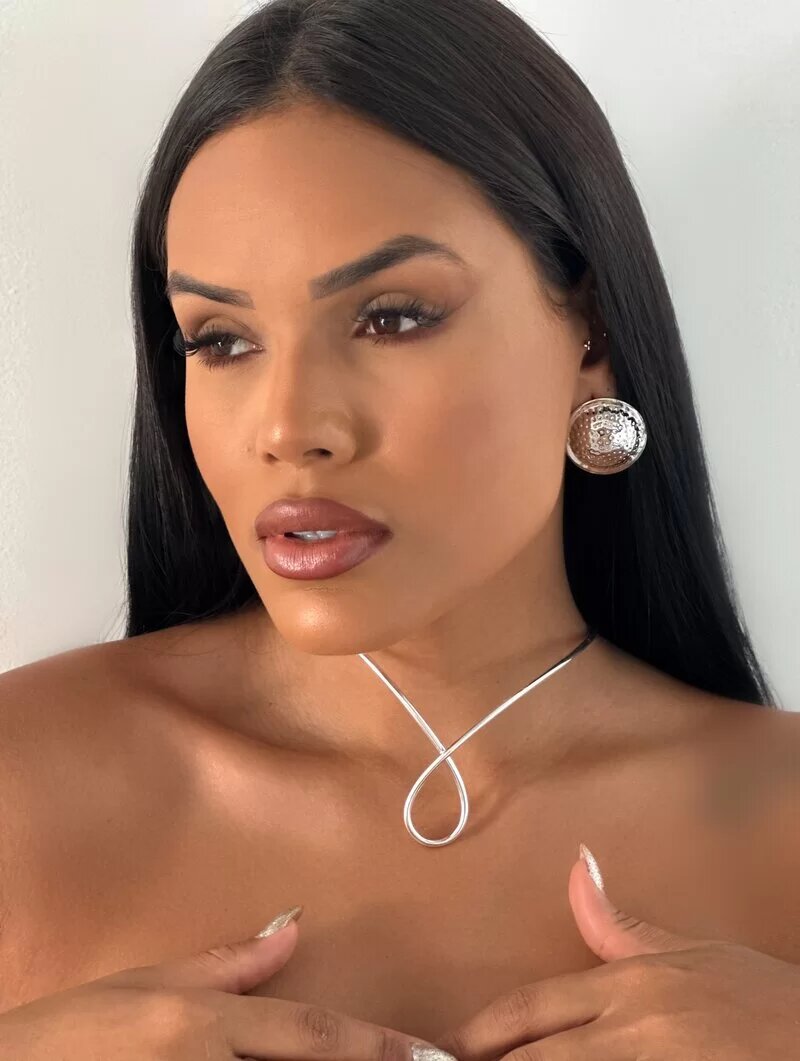 Choker Folheado a Ouro 18k e Prata 925 Aro Diana