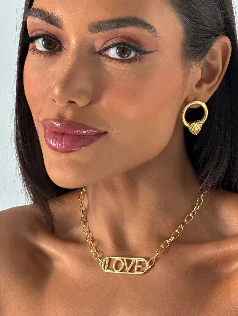 choker folheado a ouro 18k e prata 925 inspiração alta joalheria