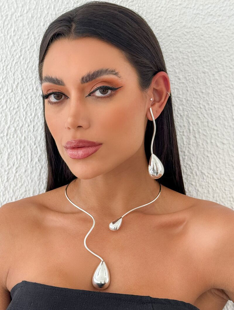 Choker Folheado a Ouro 18k e Prata Aro Agnes