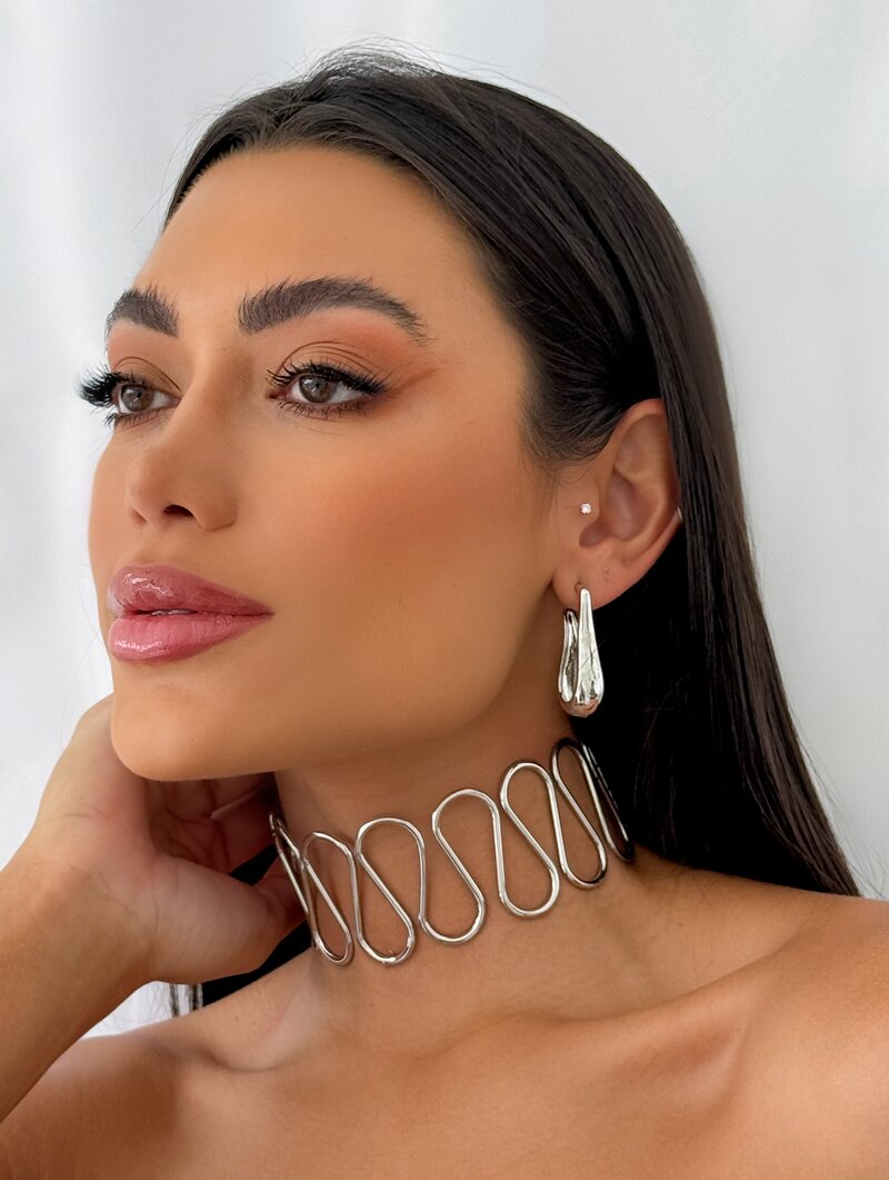 Choker Folheado a Ouro 18k e Prata Aro Blogger